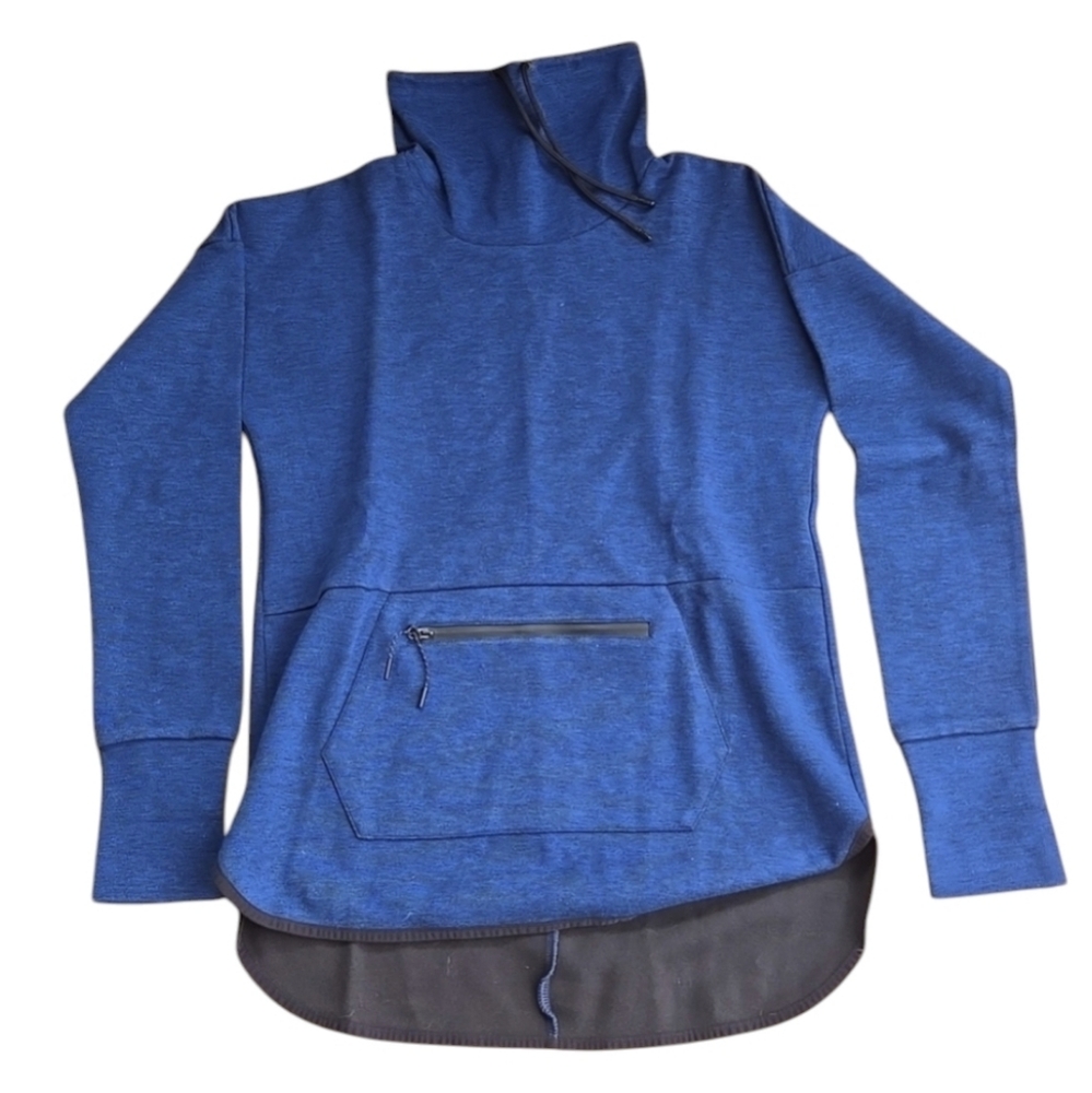 Blue Champion Oversized Sweatshirt Long Sleeve Pull On Women's size small